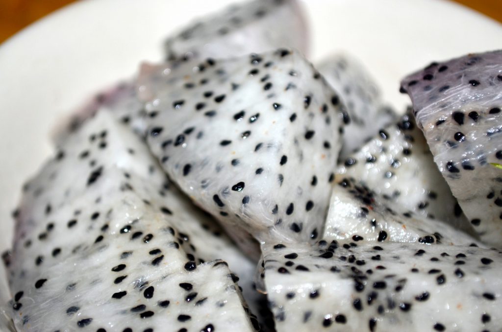 Diced Dragon Fruit