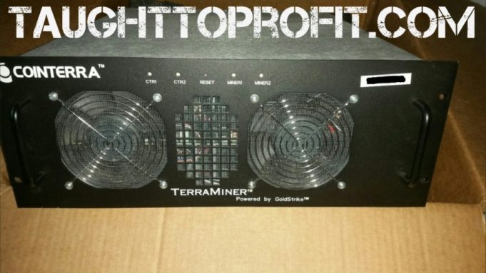 Two Cointerra Terraminer Bitcoin Mining Machines Died Cointerra Terraminer Bitcoin Mining Machine - TaughtToProfit.com