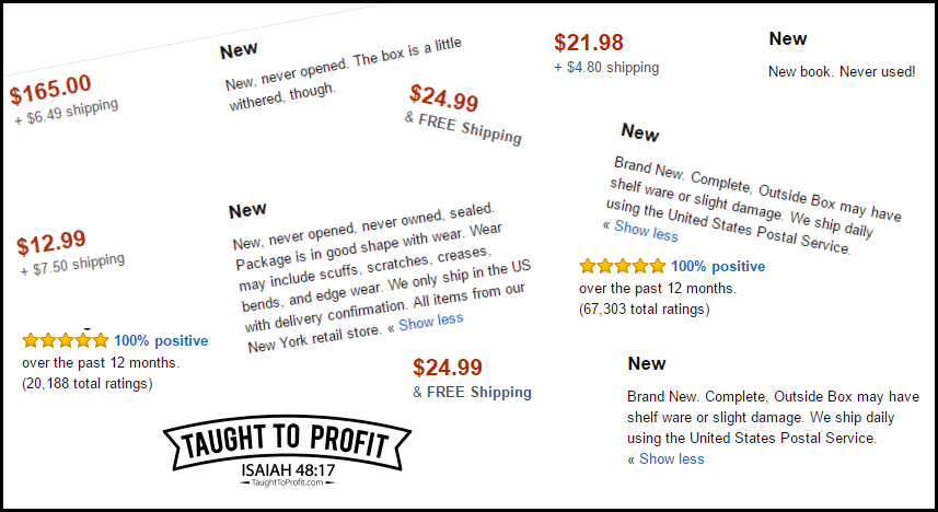 Poor Amazon Seller Descriptions - TaughtToProfit.com