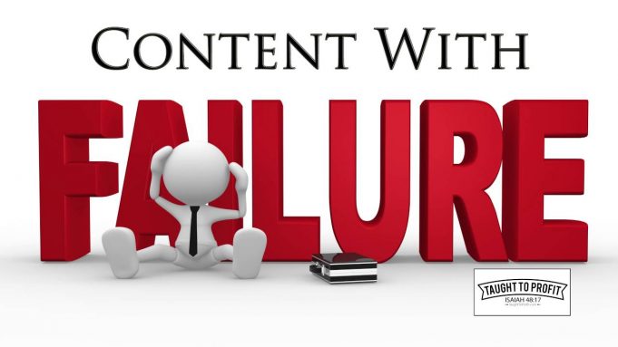 Content With Failure And Mediocrity? Middle Class Is Not Something To Strive For! False Humility In Failure?