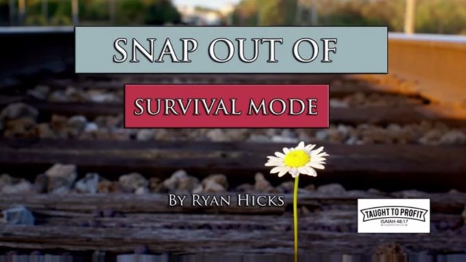 Snap Out Of Survival Mode – Just Existing Is Not Enough, You Need To Thrive!