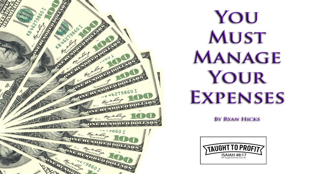 Manage Your Expenses - To Many Business Fail Or Remain Unprofitable Due To Out Of Control Expenses