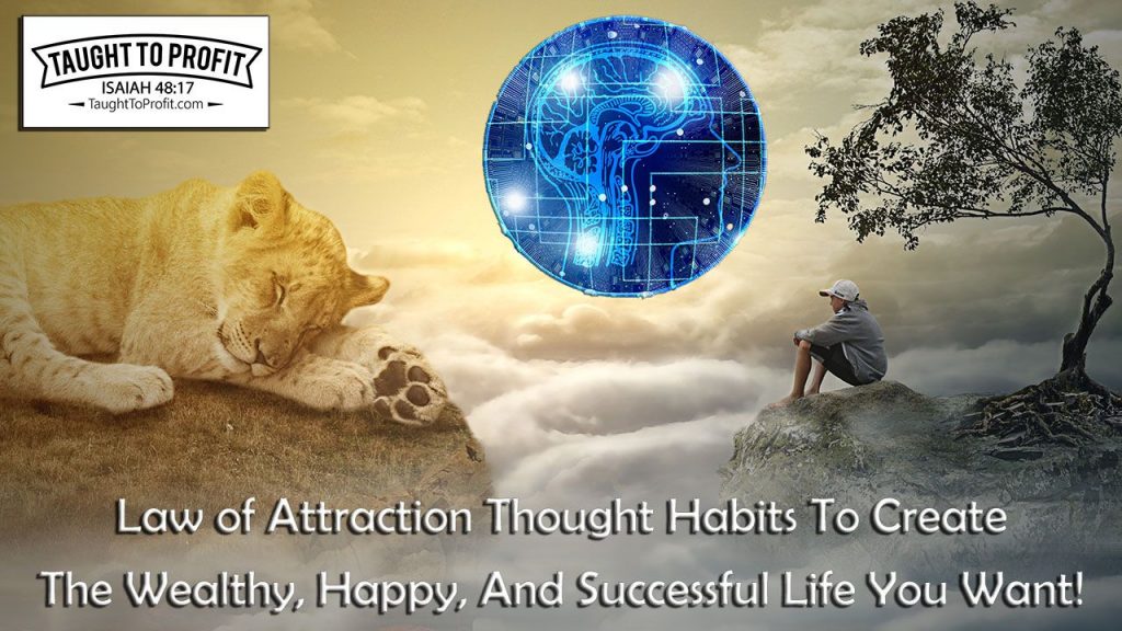 Law of Attraction Thought Habits To Create The Wealthy, Happy, And Successful Life You Want!