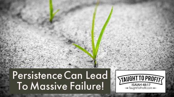Persistence Can Lead To Massive Failure!