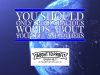 POWERFUL LAW OF ATTRACTION TIP – You Should Only Speak Gracious Words About Yourself And Others!