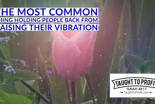 The Most Common Thing Holding People Back From Raising Their Vibration