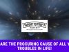 You Are The Procuring Cause Of All Your Troubles In Life! Learn How To Manifest Only Good!