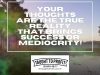 Your Thoughts Are The True Reality That Brings Success Or Mediocrity!