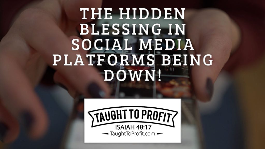 The Hidden Blessing In Social Media Platforms Being Down! Facebook, Instagram, And Whatsapp Outage Today!