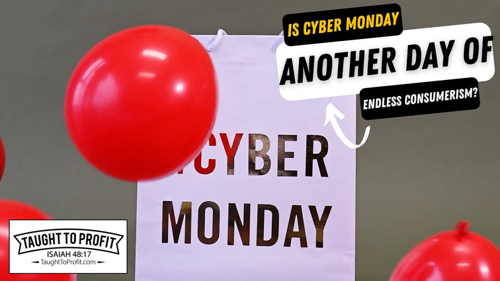 Cyber Monday - Another Day Of Endless Consumerism Or You Could Choose To Enact Your God-Given Creativity?