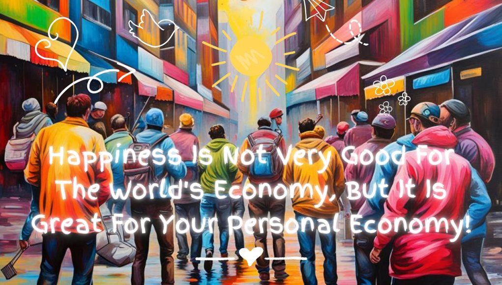 Happiness Is Not Very Good For The World's Economy, But It Is Great For Your Personal Economy!