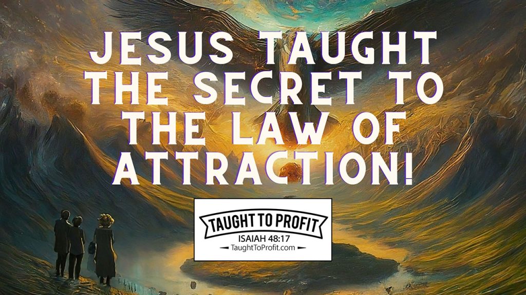 Jesus Taught The Secret To The Law Of Attraction!