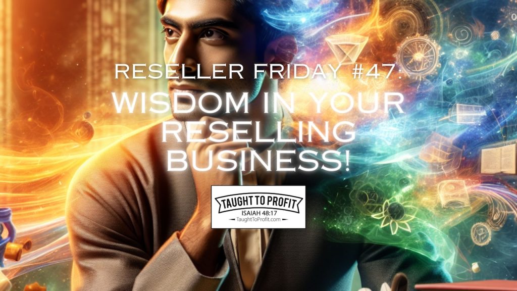 Reseller Friday #47 - Wisdom In Your Reselling Business!