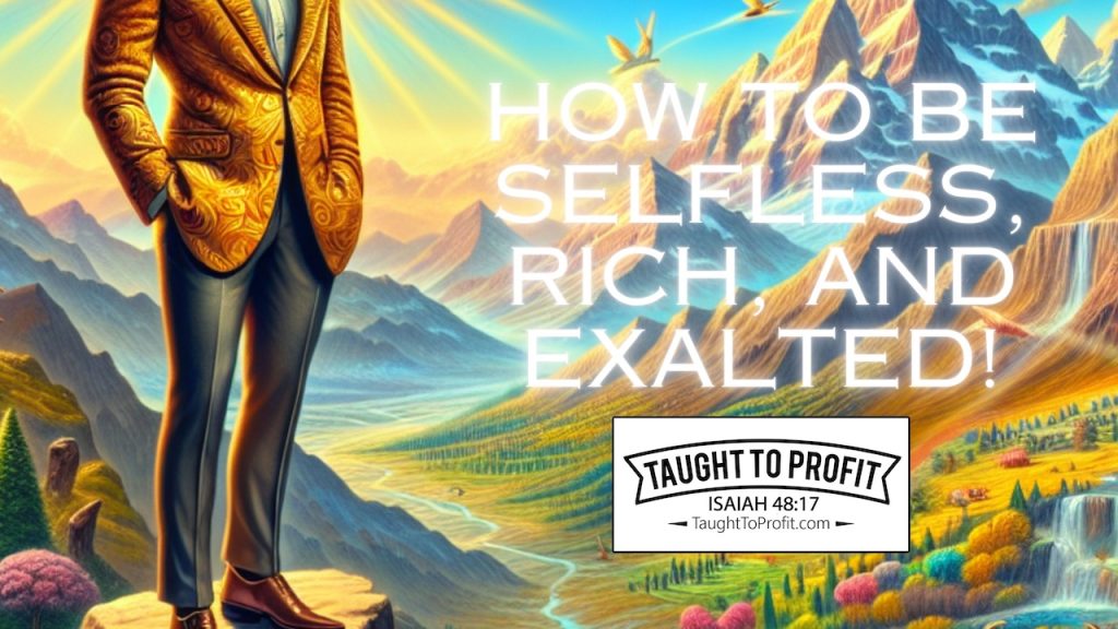 Selfishness Is The Ultimate Pain Magnet! How To Be Selfless, Rich, And Exalted!