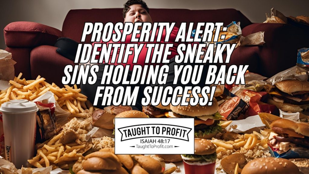 PROSPERITY ALERT: Identify The Sneaky Sins Holding You Back From Success!