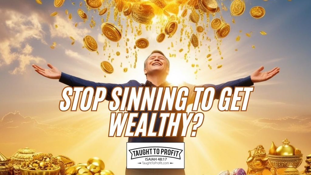 Stop Sinning To Get Wealthy?