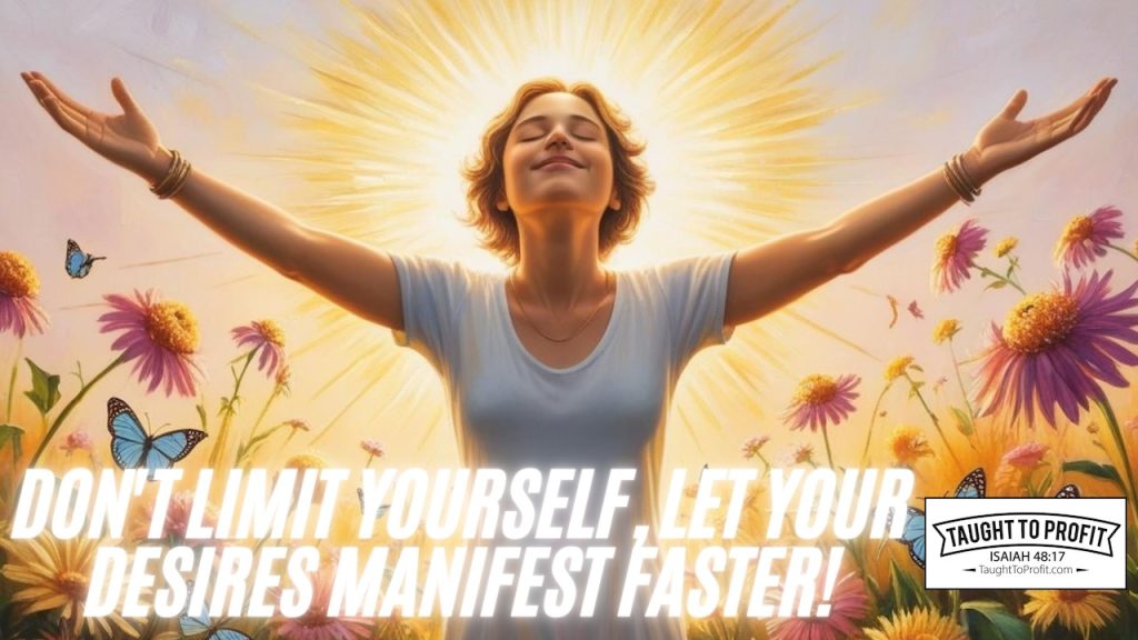 DON'T LIMIT Yourself, Let Your Desires MANIFEST Faster!