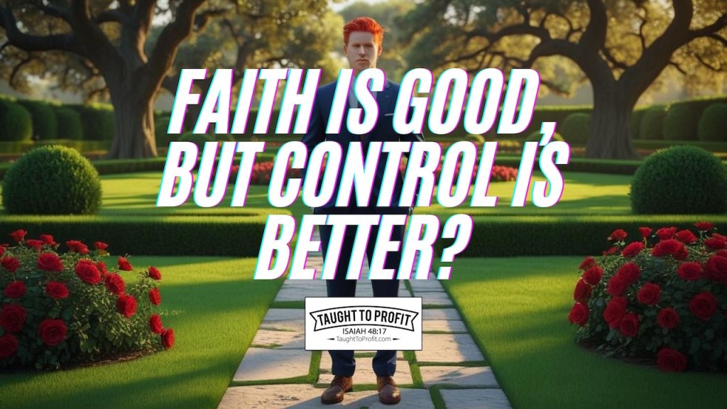 Faith Is Good, But Control Is Better?