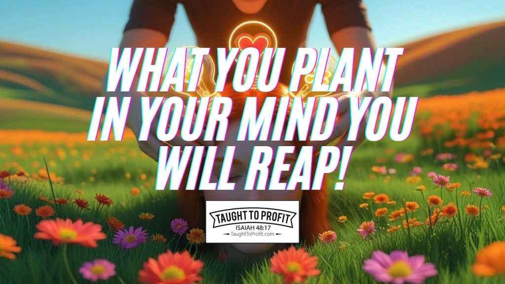 What You Plant In Your Mind You WILL Reap!