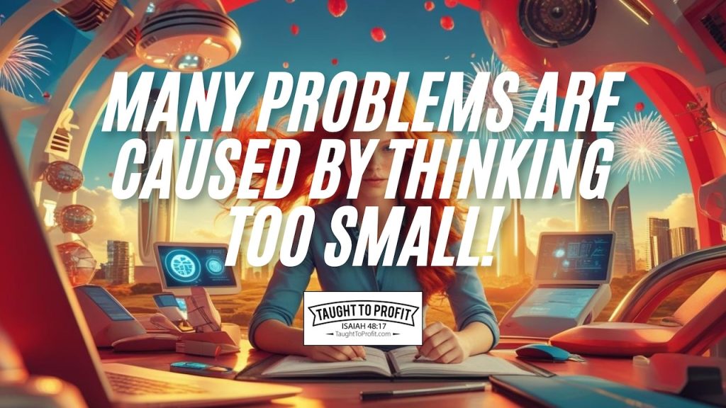 Many Problems Are Caused By Thinking Too Small!