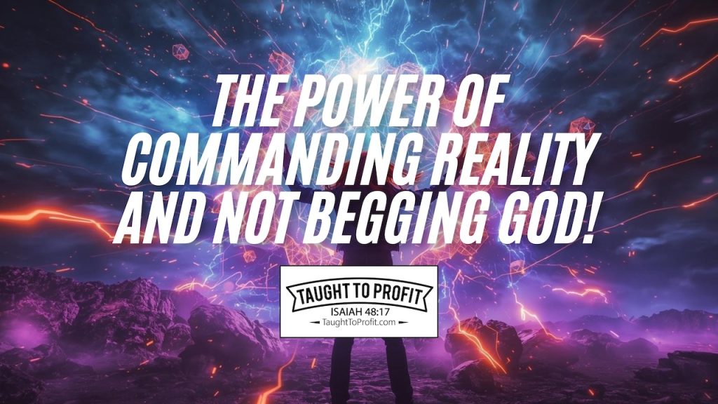 The Power Of Commanding Reality And Not Begging God!