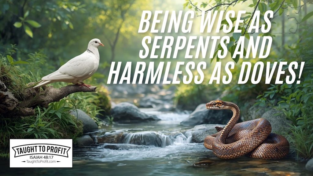 Being Wise As Serpents And Harmless As Doves!