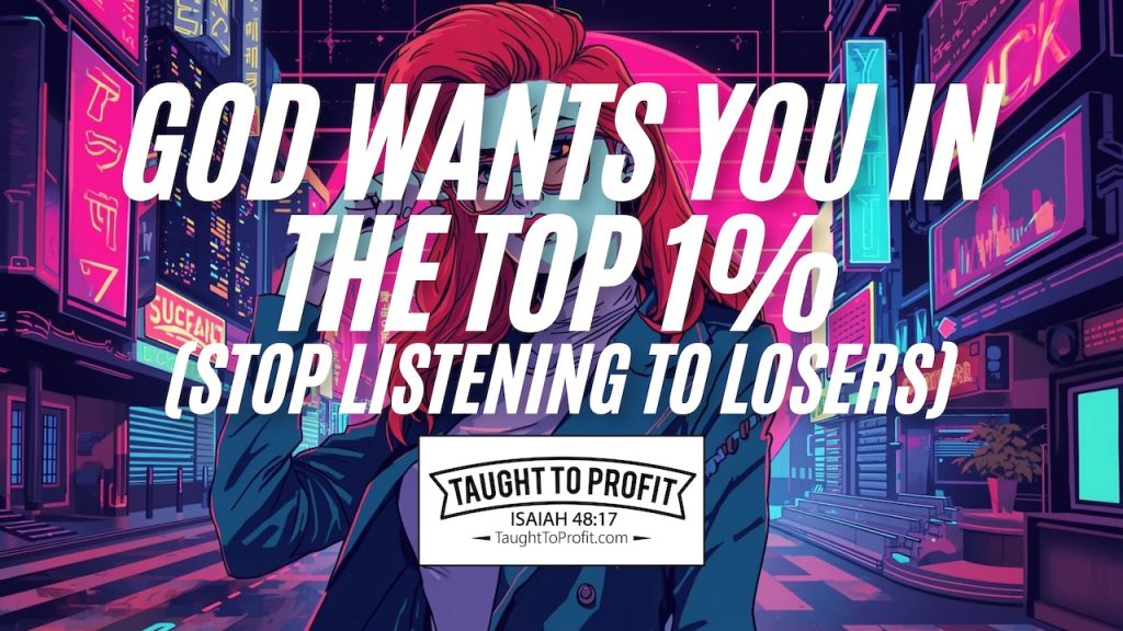 God Wants You In The Top 1% (Stop Listening To Losers)